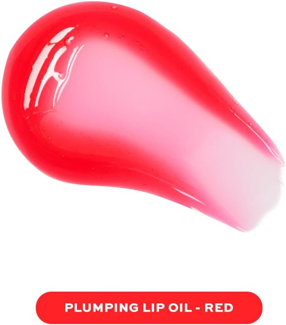 I Heart Revolution, Sweet Chilli Lip Oil, Plumping Effect, Glossy Finish, Contains Vitamin E, Red, 4ml