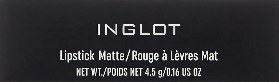 Inglot Matte Lipstick - Long-lasting lipstick with a matte finish | Intense colour | Lasts all day | Creamy formula | 4.5 g | 425