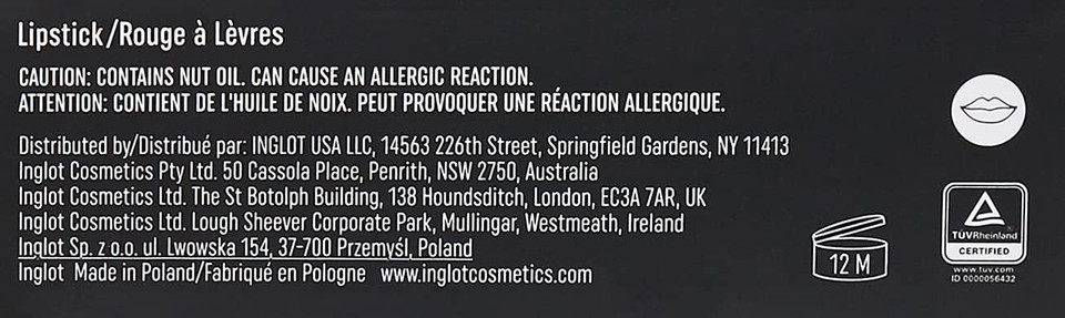 INGLOT Lipsticks, 0.31 Kg