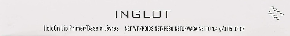 INGLOT HoldOn Lip Base - A smoothing lipstick base that prolongs the life of lip makeup | Moisturizes and prevents dryness of the lip skin | Boosts the intensity of lipstick colours | 1,4 g