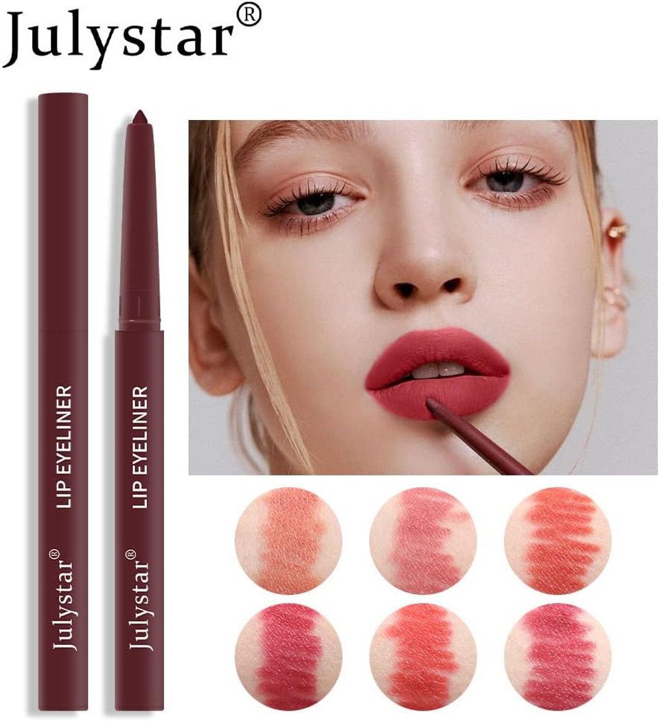 Julystar waterproof, sweat-proof and colorfast automatic lip liner matte multicolor decorative lip liner (04#) Julystar waterproof, sweat-proof and colorfast automatic lip liner matte multicolor decorative lip liner (04#)