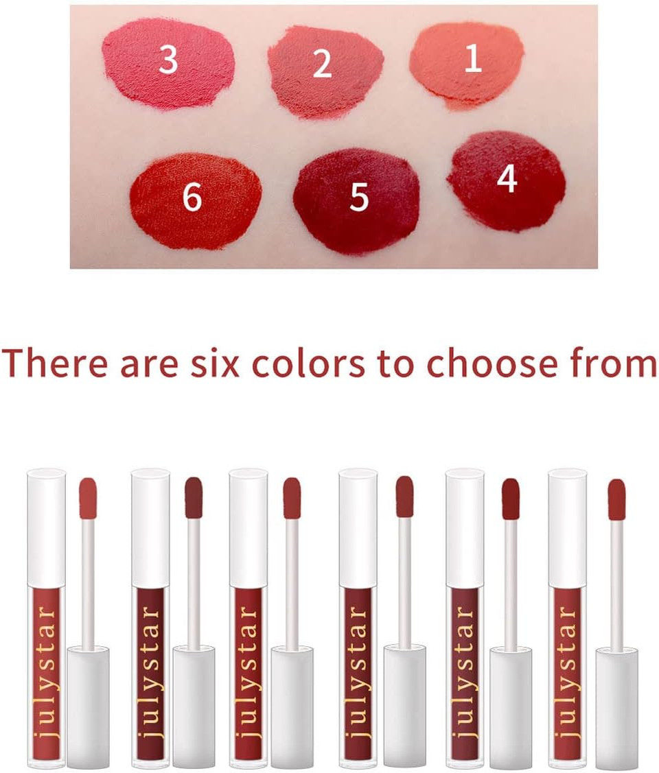 Julystar lip gloss not easy to fade, non-stick cup moistens matte light lip color makeup (03#) Julystar lip gloss not easy to fade, non-stick cup moistens matte light lip color makeup (03#)