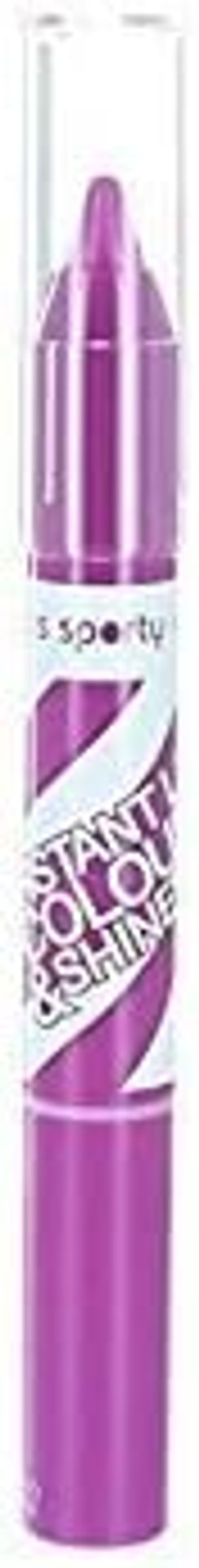 miss sporty Instant Lip Colour & Shine Lasting Shiny Lip Colour (020 candy Plum)
