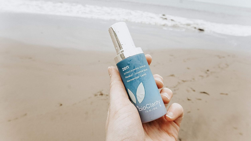 Bioclarity Zen Redness Serum | Ultracalming Serum For Redness-Prone Skin | 100% Vegan, Clean Ingredients | Contains Floralux Naturally Made From Chlorophyll | 1 Fl. Oz