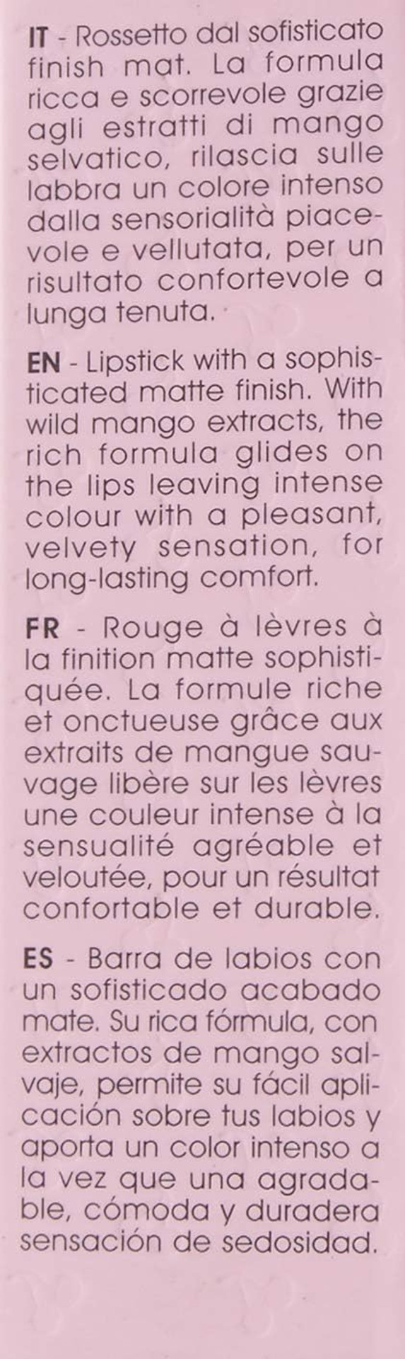 NAJ-OLEARI Forever Matte Lipstick Make-up Face Woman 06 Marsala
