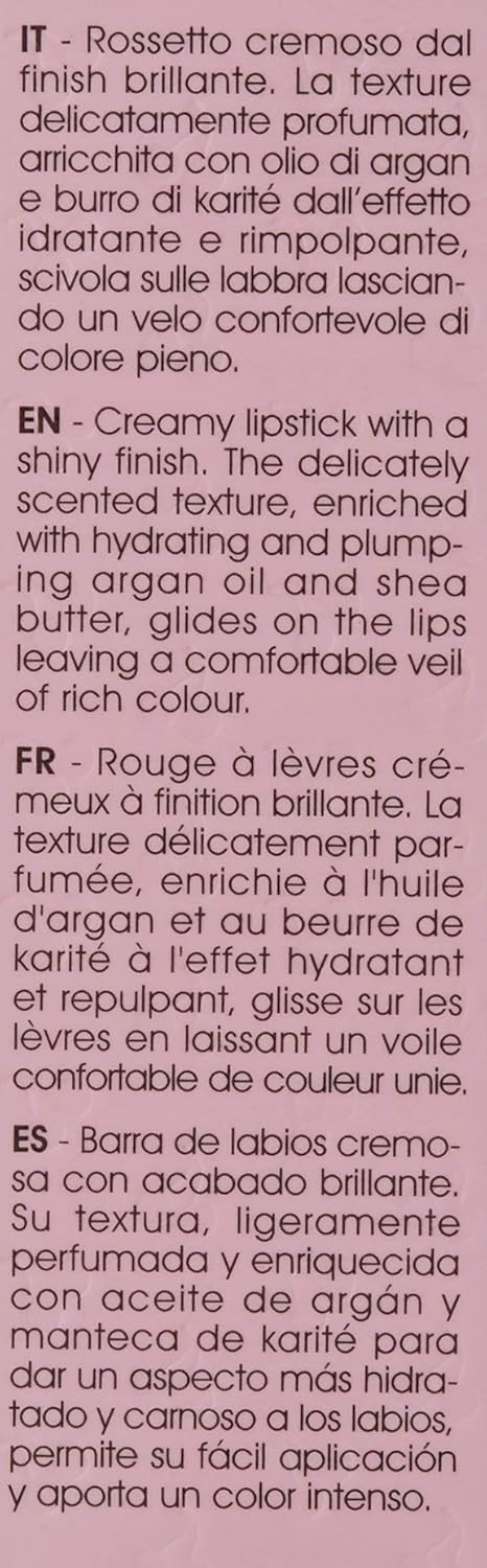 NAJ-OLEARI Cremay Delight Lipstick Make-up Face Woman 20 Burgundy Dark