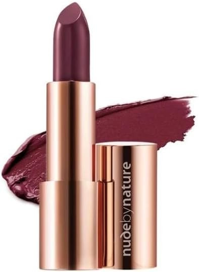 Nude by Nature - Moisture Shine Lipstick - 10 Mulberry