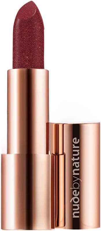 Nude by Nature - Moisture Shine Lipstick - 10 Mulberry