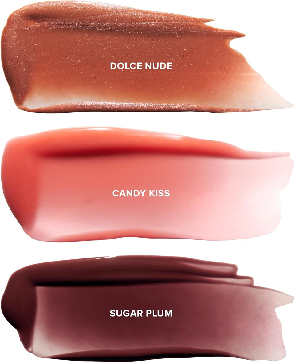 NUDESTIX Hydrating Peptide Lip Butter Tint Set  3-Piece Glossy Lip Balm Kit with Avocado, Shea Butter & Peptides | Plumping, Moisturizing Nude Lip Tints | Clean, Vegan & Cruelty-Free NUDESTIX Hydrating Peptide Lip Butter Tint Set  3-Piece Glossy Lip Balm Kit with Avocado, Shea Butter & Peptides | Plumping, Moisturizing Nude Lip Tints | Clean, Vegan & Cruelty-Free