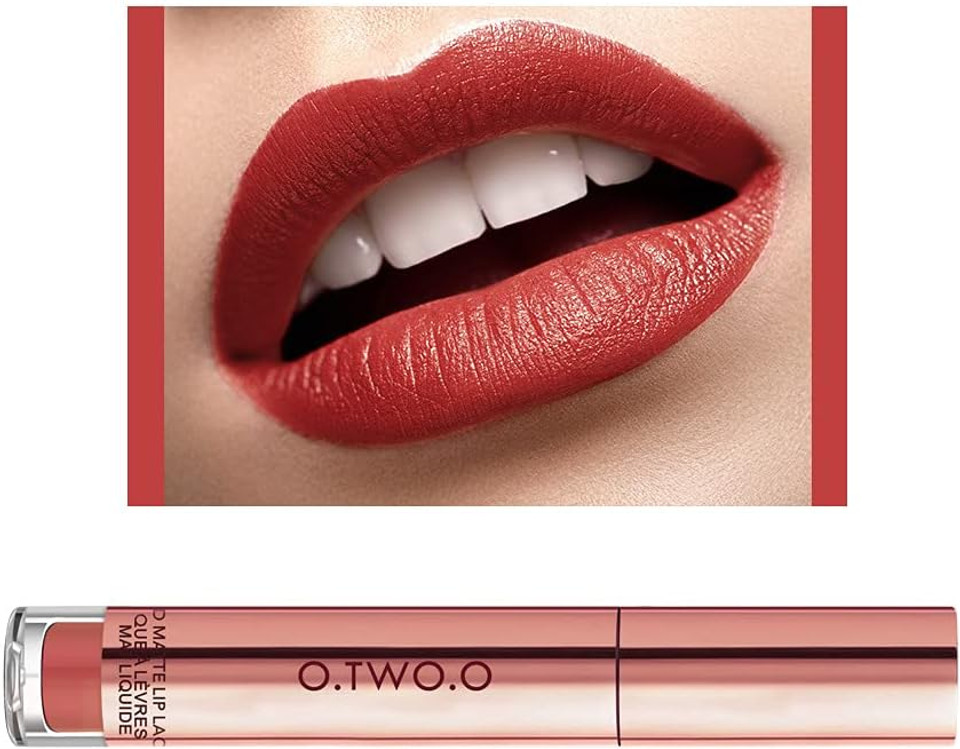 O. Two. O non stick cup Matte Lip Gloss mist Lip Glaze does not fade liquid lipstick (VML07) O. Two. O non stick cup Matte Lip Gloss mist Lip Glaze does not fade liquid lipstick (VML07)