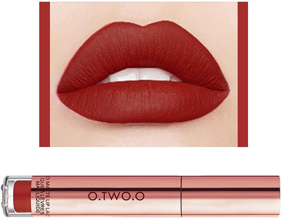 O. Two. O non stick cup Matte Lip Gloss mist Lip Glaze does not fade liquid lipstick (VML09) O. Two. O non stick cup Matte Lip Gloss mist Lip Glaze does not fade liquid lipstick (VML09)