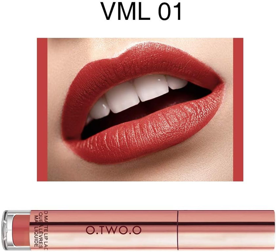 O. Two. O non stick cup Matte Lip Gloss mist Lip Glaze does not fade liquid lipstick (VML09) O. Two. O non stick cup Matte Lip Gloss mist Lip Glaze does not fade liquid lipstick (VML09)
