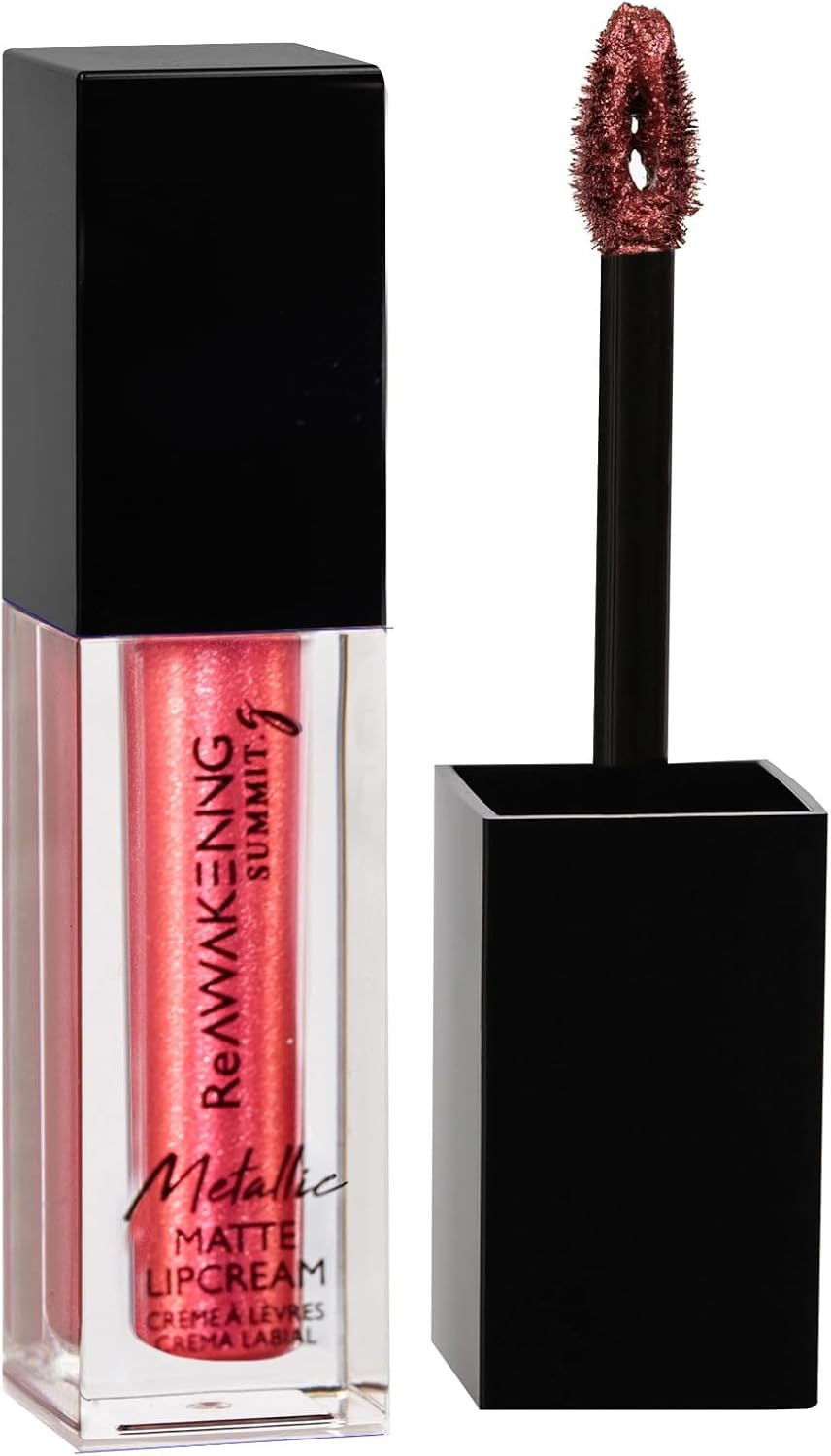 Metallic Matte Lipstick Lipcream with Metallic Shimmer Rich Finish, Light Weight Intense Pigment, Long Lasting Smudge Free Formula with Vitamin E (Malleable)