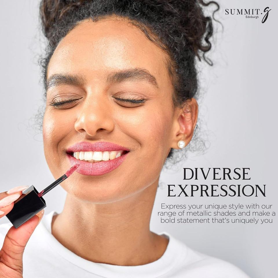 Metallic Matte Lipstick Lipcream with Metallic Shimmer Rich Finish, Light Weight Intense Pigment, Long Lasting Smudge Free Formula with Vitamin E (Malleable)