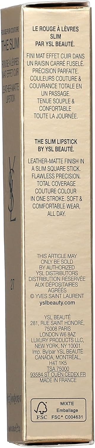 YSL ROUGE PUR COUTURE THE SLIM 5 - PECULIAR PINK