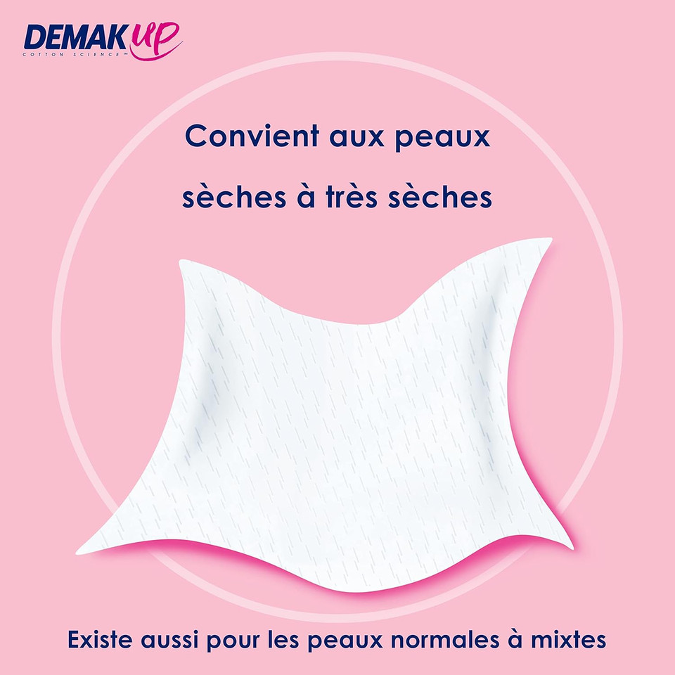 Demak'Up Cocoon Make-Up Removal Wipes - Face and Eyes - Dry to Very Dry Skin - 3 x 25 Make-Up Removal Wipes Demak'Up Cocoon Make-Up Removal Wipes - Face and Eyes - Dry to Very Dry Skin - 3 x 25 Make-Up Removal Wipes