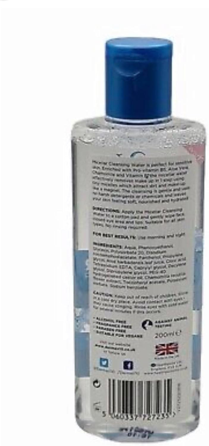 Derma V10 Pure Effect Micellar Cleansing Water 200ml (Pack of Three)