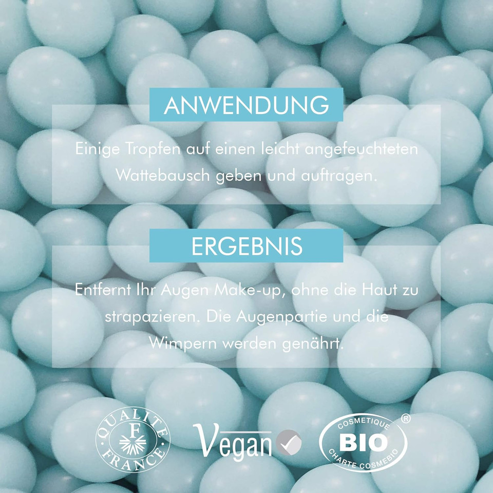 GAMARDE Organic Cosmetics: Eye Make-Up Remover I Eye Makeup Gentle Cleansing I Vegan Eye Makeup Remover I Eye Makeup Remover I Eye Makeup Remover Natural Cosmetics I Makeup Removal I 30 ml