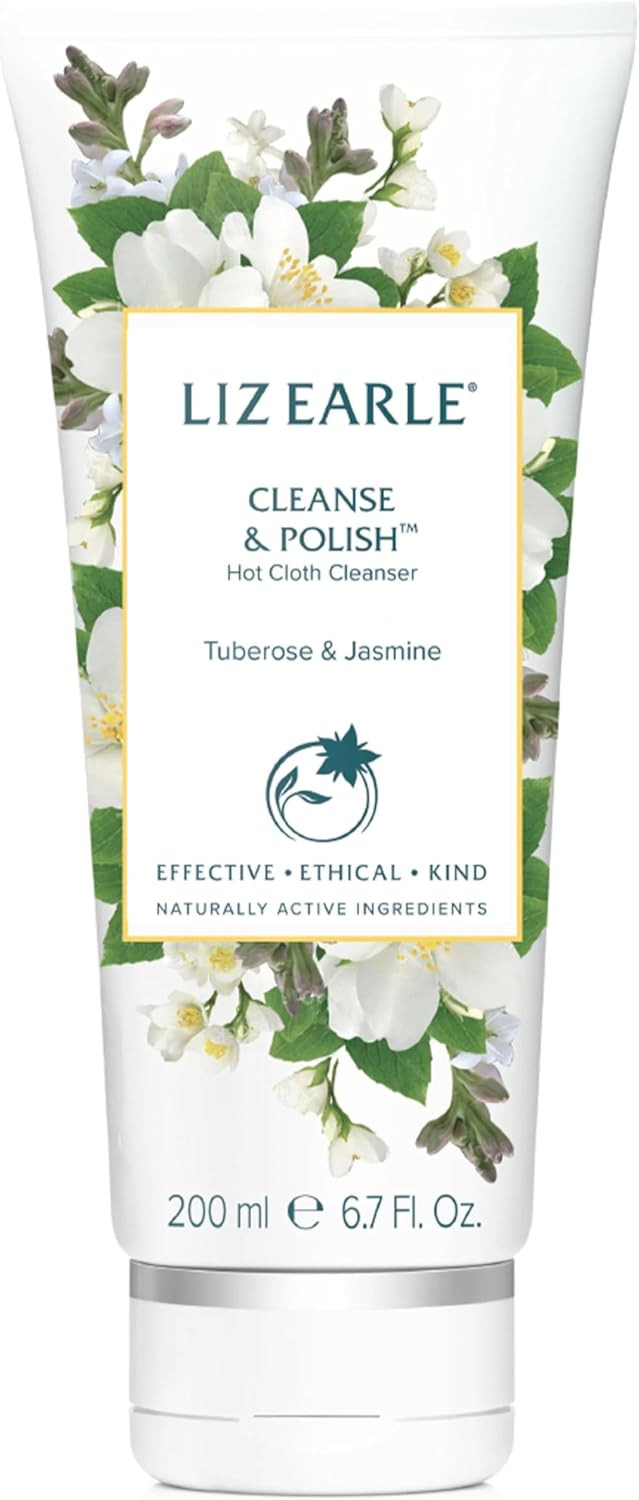 Liz Earle Tuberose & Jasmine Cleanse & Polish Hot Cloth Cleanser 200ml Limited Edition