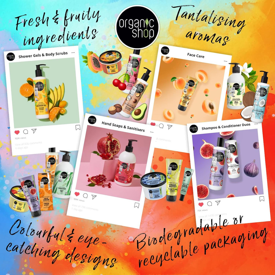 Organic Shop Avocado and Aloe Skincare Purifying Micellar Water, 150 ml