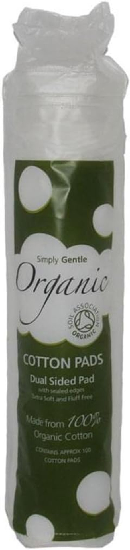 Simply Gentle | Organic Cotton Wool Pads | 24 x 100