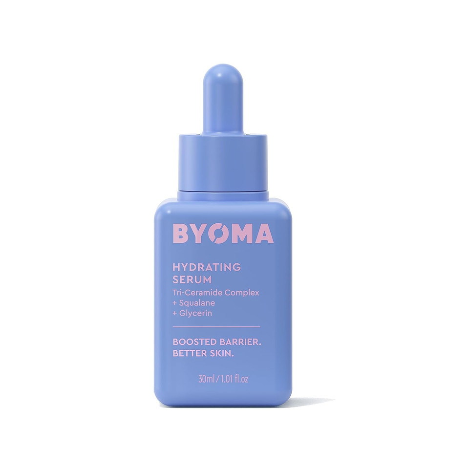 Byoma Hydrating Serum - Barrier Repair Serum - Moisturizing Face Serum With Squalane, Glycerin & Ceramides For Glowing, Dewy Skin - Hydrating Facial Serum For Dry Skin - 1.01 Fl. Oz
