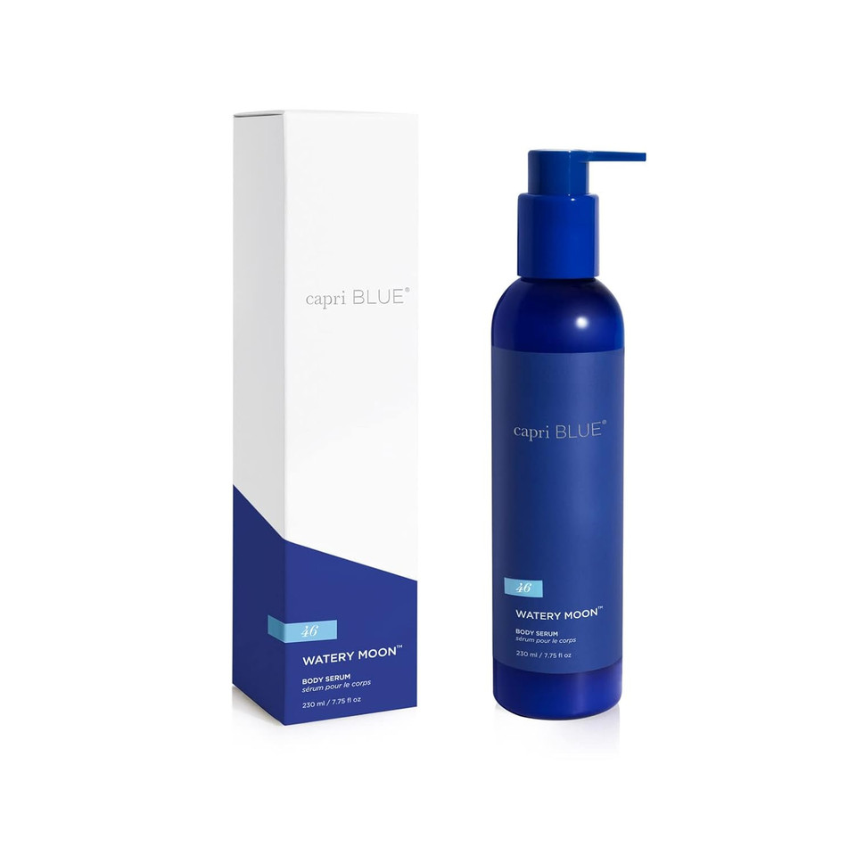 Capri Blue Watery Moon Body Serum  Moisturizing & Hydrating Serum  Lightweight Skin Serums  Glowing Serum With Argan Oil & Jojoba Oil  Paraben & Cruelty Free Skin Care Serum (7.75 Oz) Capri Blue Watery Moon Body Serum  Moisturizing & Hydrating Serum  Lightweight Skin Serums  Glowing Serum With Argan Oil & Jojoba Oil  Paraben & Cruelty Free Skin Care Serum (7.75 Oz)