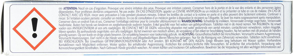 Steradent Active Fresh Tablets for Denture Cleaning, 60+30 Triple Action Formula Tablets