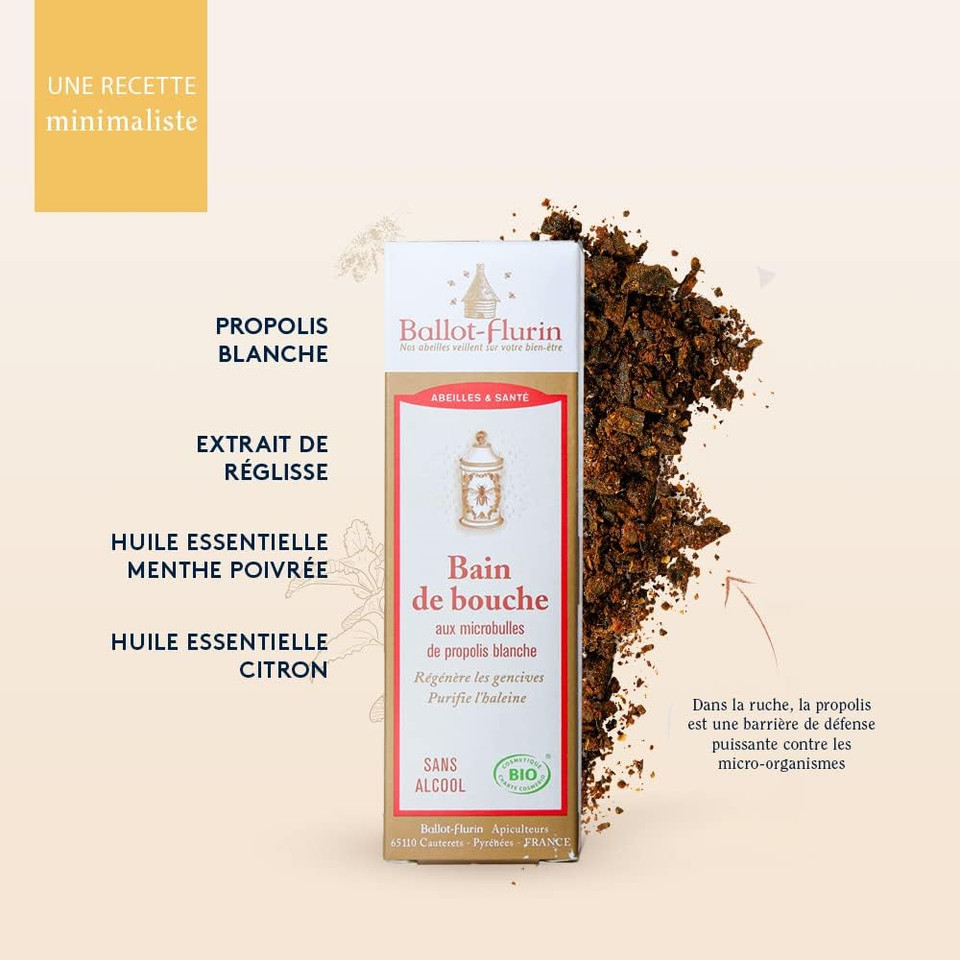 Mouthwash with White Propolis Microbubbles