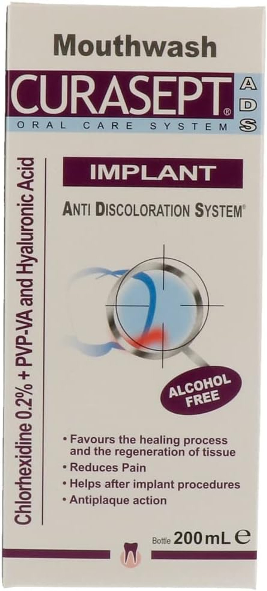 Curasept Implant Mouthwash 0.2%