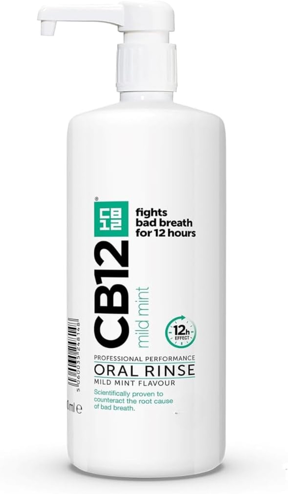 CB12 Mild Mint Safe Breath Oral Care Agent, 250 ml (Pack of 3)
