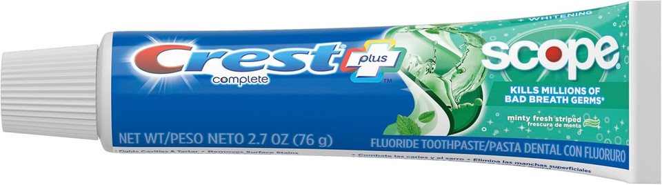 Crest Whitening Plus Scope Minty Fresh Striped Tooth Paste - 2.7 Oz