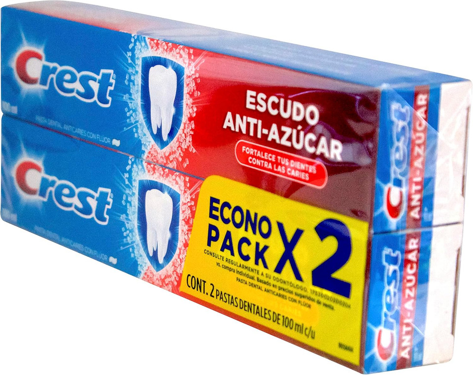 2x Crest Anti Azucar 100 ml Spanish