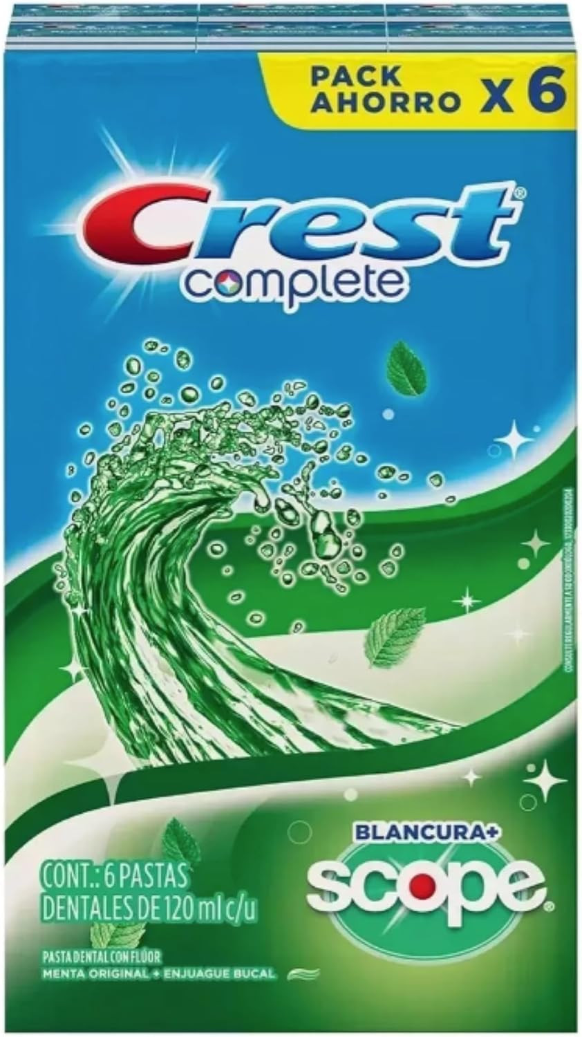 Crest Scope Spanish Version 120 ml Pack of 6