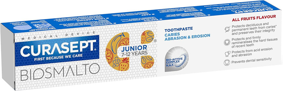 CURASEPT BIOSMALTO DENTIFRICIO JUNIOR 75 ML