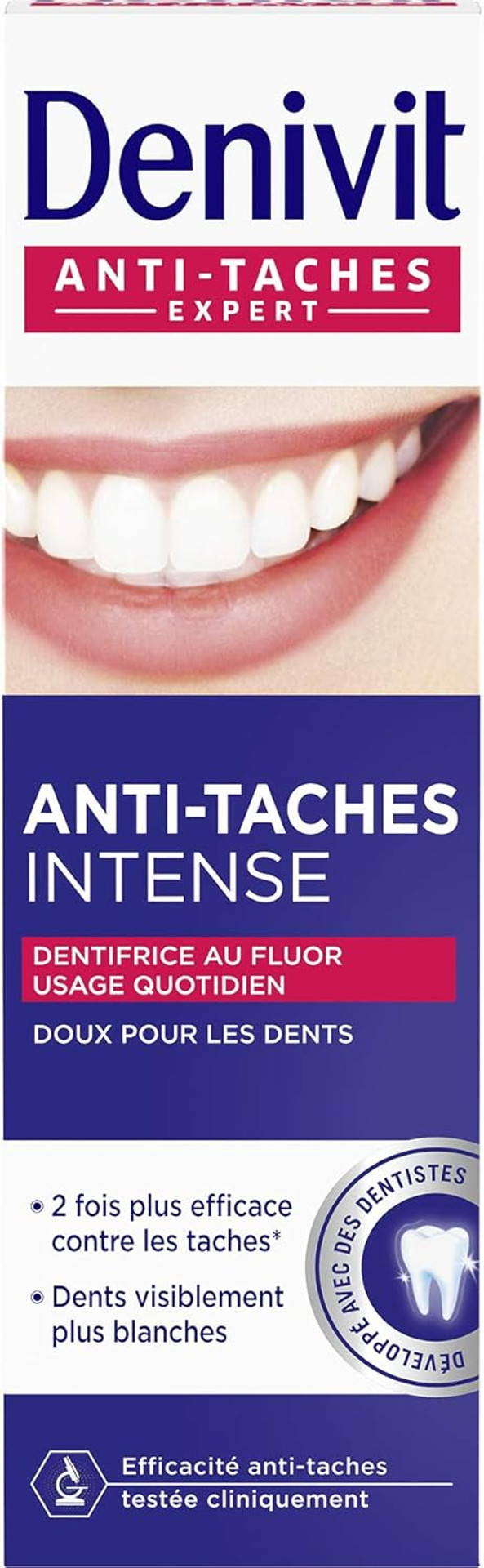 Denivit DENTIFRICE Anti Taches  50 ml  LOT DE 2