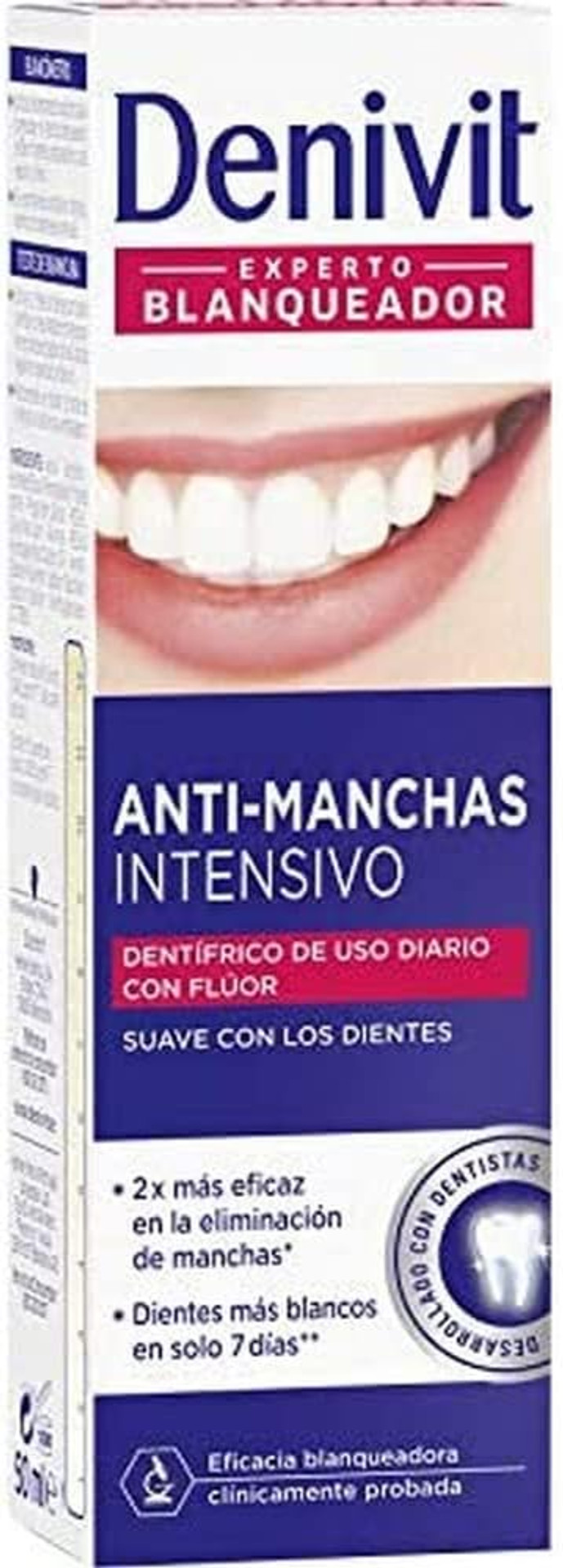 Pasta de Dientes Antimanchas Denivit (50 ml)