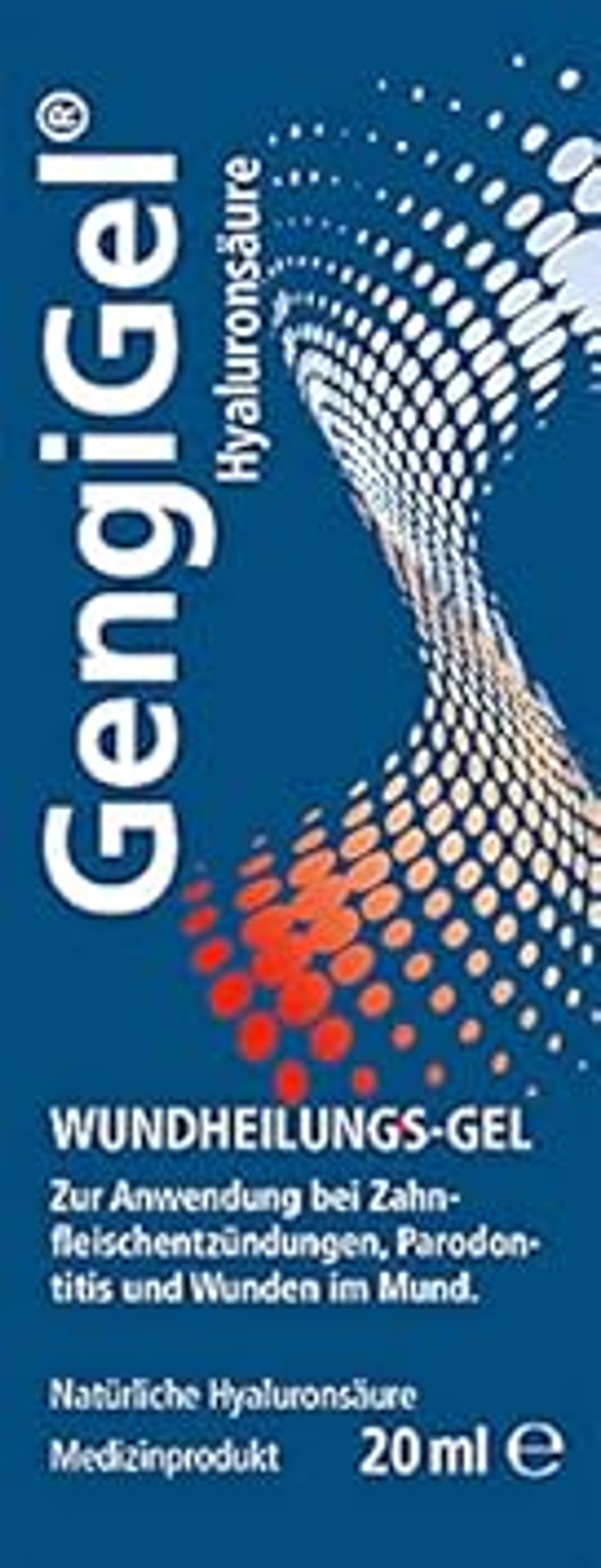 GengiGel® Wound healing gel/hyaluronic acid is a natural substance and physiological component of connective tissue/swelling and inflammation are quickly and effectively restored GengiGel® Wound healing gel/hyaluronic acid is a natural substance and physiological component of connective tissue/swelling and inflammation are quickly and effectively restored
