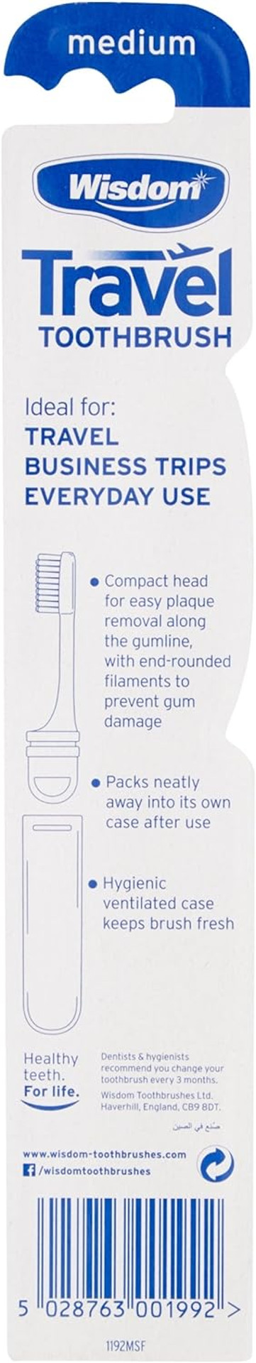 Wisdom Travel Brush, Pack of 3
