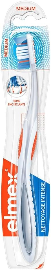 Elmex Intensive Cleaning Medium Toothbrush - Pink