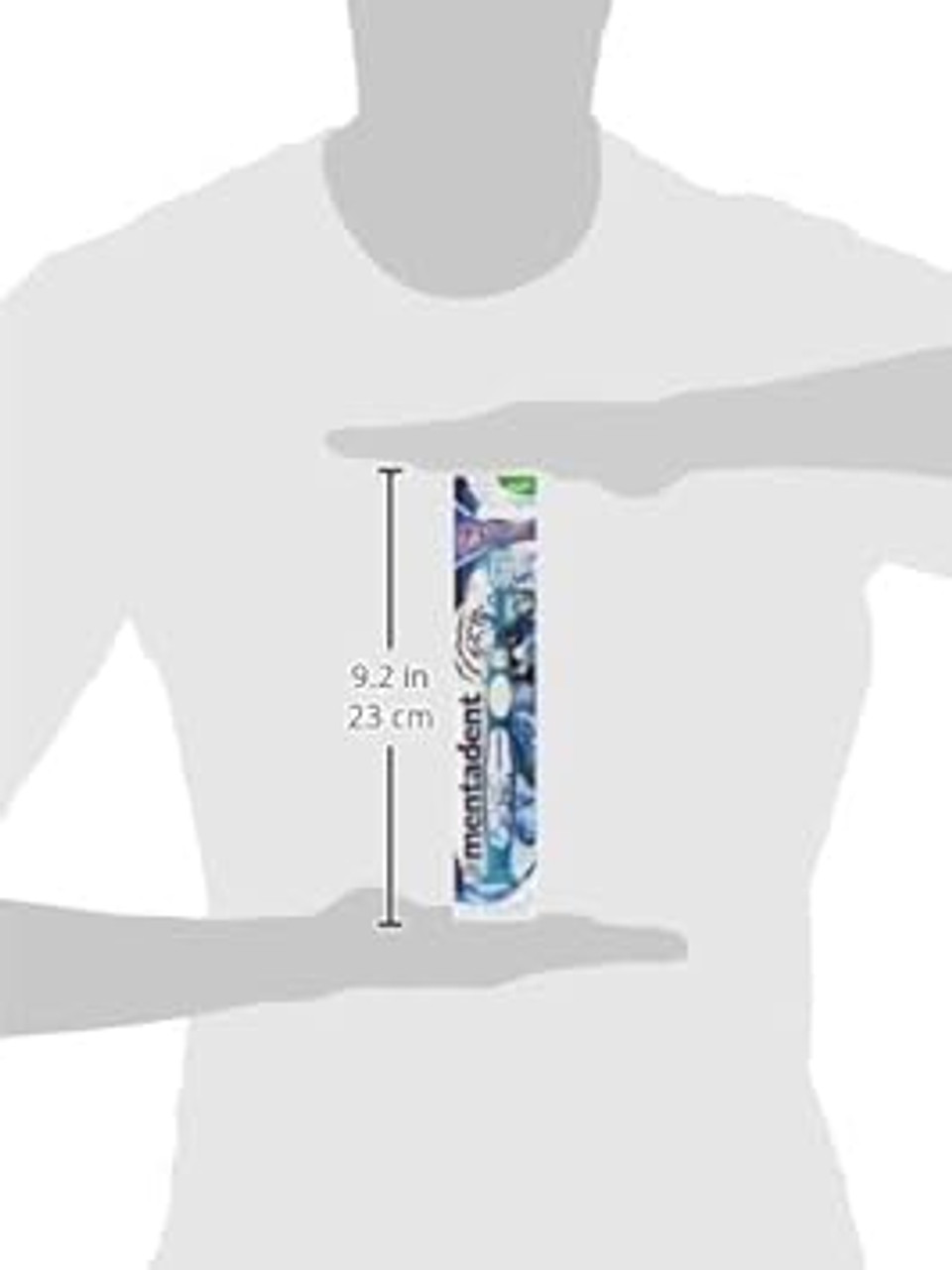 Mentadent - Toothbrush, with suction cup, Assorted colors