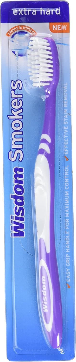 Wisdom Smokers Extra Hard Brush Toothbrush