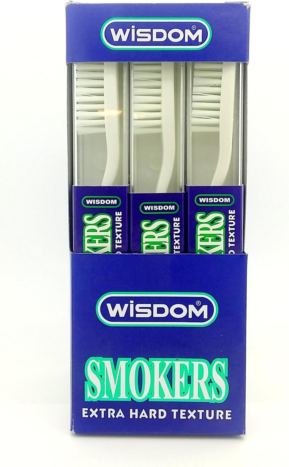 Wisdom Smokers Extra Hard Nylon Toothbrush Pack of 12