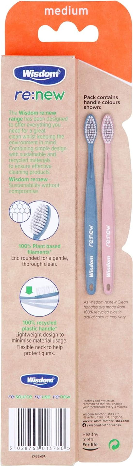 Wisdom re:New Clean Medium Twinpack