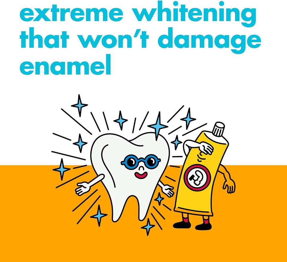 Arm & Hammer Advance White Extreme Whitening Fluoride Toothpaste Clean Mint 6 oz New Packaging! (Pack of 3)