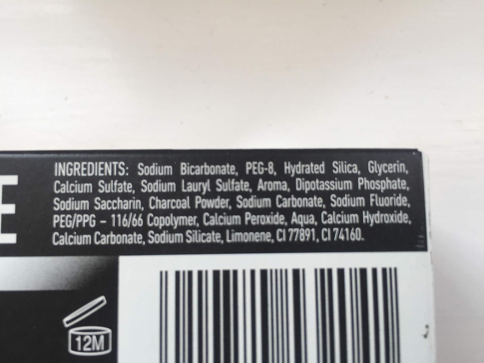 Arm & Hammer Charcoal White Peppermint Toothpaste 75ml - 3 Multipack