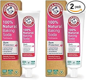 Arm & Hammer 100% Natural Baking Soda Gum Protection Toothpaste, 75ml