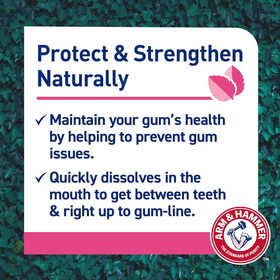 Arm & Hammer 100% Natural Baking Soda Gum Protection Toothpaste, 75ml (Pack of 2)