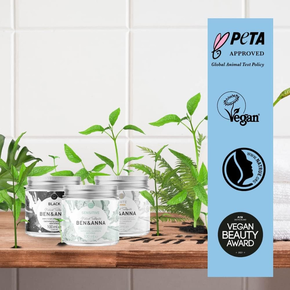 Ben & Anna Whitening Toothpaste Fluoride Free 100ml