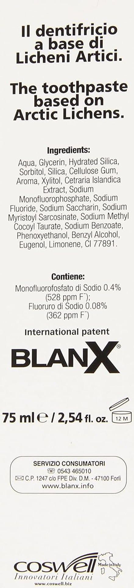 Blanx 75 ml White Classic Toothpaste